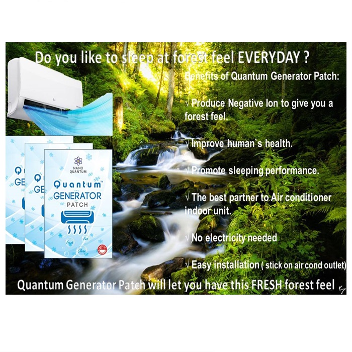 Buy Nano Quantum Generator Air Cond Ion Patch Automotive Negative Ion